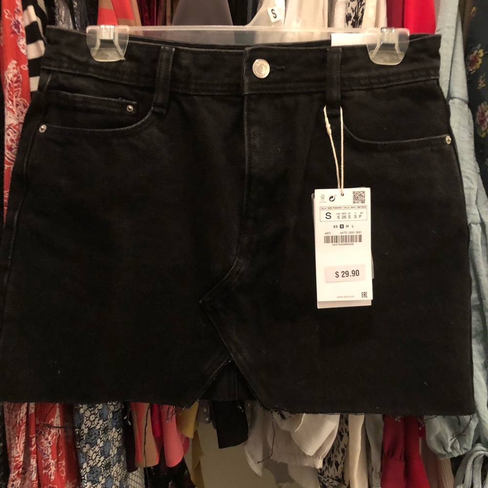 NWT Zara Denim Mini Skirt